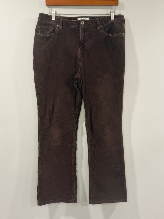 Sonoma Denim - Sonoma Women’s Straight-Leg Corduroy Jeans in Dark Brown Size 12P